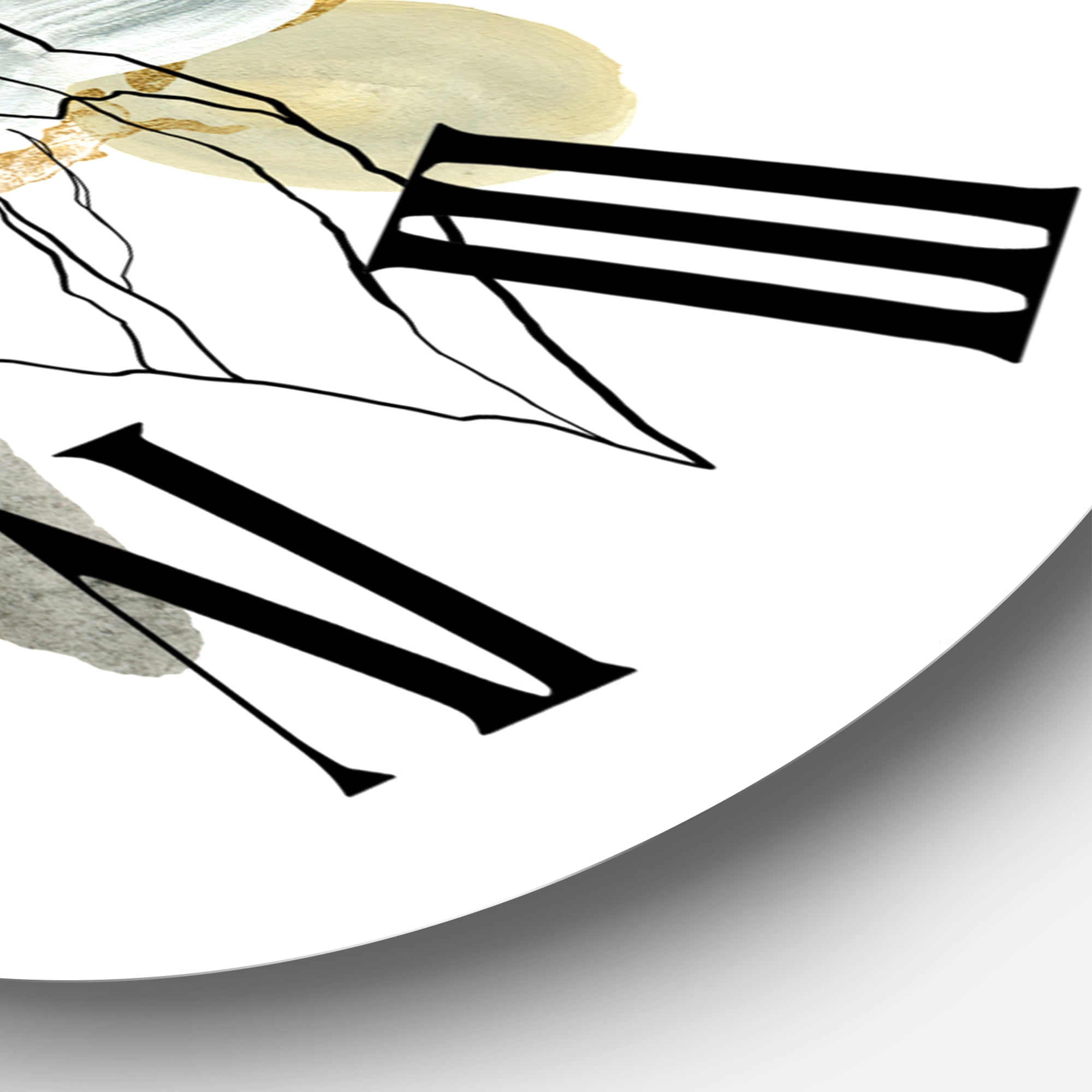 Designart 1 in Quartz Modern/Contemporary Wall Clock