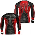 thumbnail image 3 of Custom Motocross Racing Long Sleeve Rash Guard Shirt Dirtbike Shirt Motocross Costumes Custom Dirt Bike Jersey for Men (Orange, M), 3 of 7