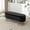 Black, variant on Oval Velvet Storage Ottoman Bench, Upholstered End of Bed Bench with Golden Metal Frame, 300 Lbs Weight Capacity Modern Storage Bench for Bedroom Entryway Living Room Window