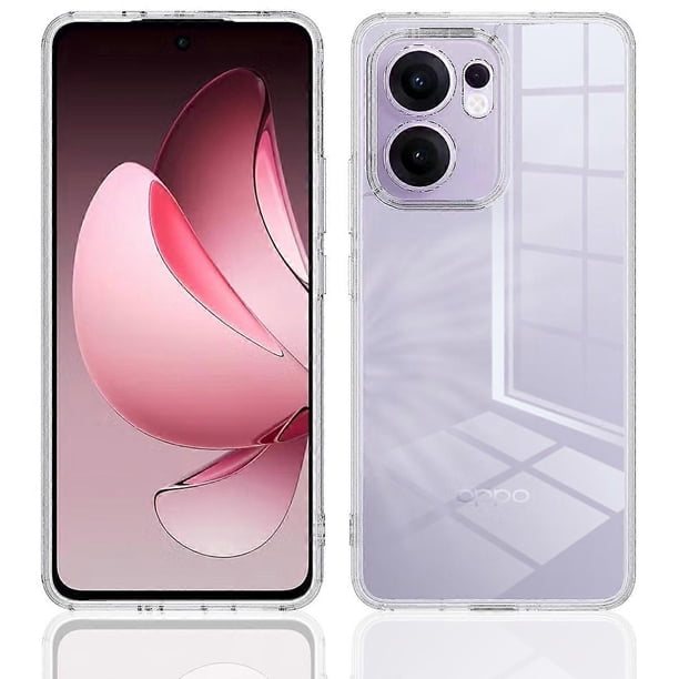For Oppo Reno13 F 4G Oppo Reno13 F 5G Clear Phone Case TPU Acrylic Shockproof Phone Back Cover - Cle