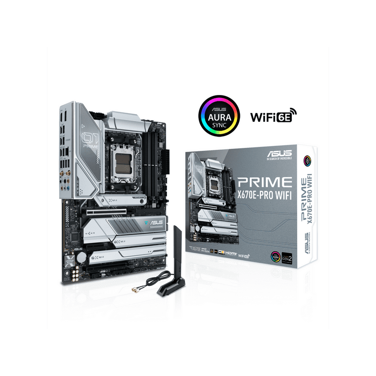 ASUS PRIME X670E-PRO WIFI AMD X670 AM5 Ryzen Desktop 9000 8000