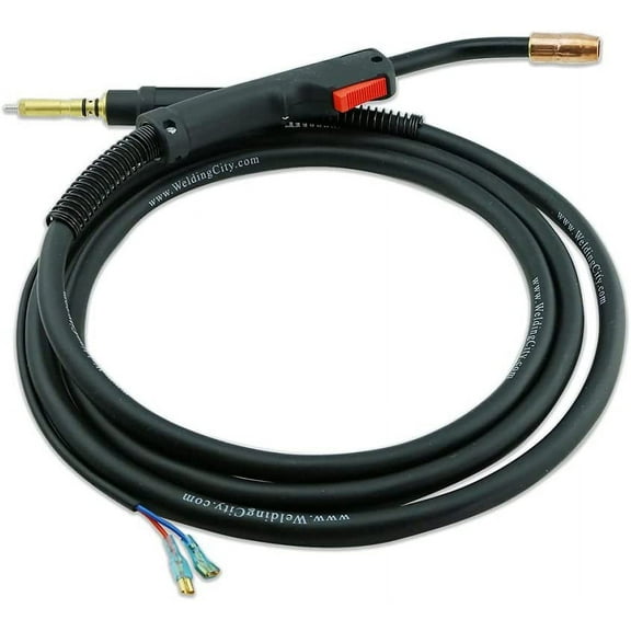 WeldingCity 100-amp 12-ft Air-cooled MIG Welding Gun Torch Stinger Replacement for Hobart H-10 (195957) and H100S2-10 (245924)