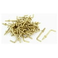 thumbnail image 4 of Uxcell 47mm x 16mm x 3mm L Shaped Shoulder Straight Dresser Cup Hook Hanger 50PCS, 4 of 4