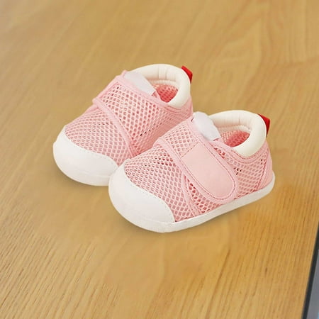 

eczipvz Toddler Shoes Toddler Baby Girl Boy Shoes Sneakers Mesh Breathable Shoes Soft Soled Sneakers Shoes for Summer Toddler Girl Shoes (Pink 5 )