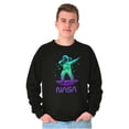 thumbnail image 5 of NASA Astronaut Dab on the Moon Funny Sweatshirt for Men or Women Brisco Brands S, 5 of 6
