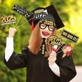 thumbnail image 6 of 2025 Graduation Photo Booth Props - 35 Pcs Graduation Photo Props Set, Class of 2025 Grad Decor for All Ages of Graduates, Black and Gold Photo Props for Graduation Party Decorations Supplies Favors, 6 of 9