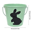 thumbnail image 3 of NWOKYZGH Easter Small Metal Buckets with Handle, 1 Pack Colored Iron Bucket for Kids, Classroom, Crafts, and Party Favors, 3 of 6