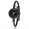 thumbnail image 4 of Reloj decorativo para mujer, estilo pulsera para estudiantes, abierto, pequeño, fresco, combinable, sencillo, retro, artístico, 4 of 5