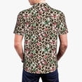 thumbnail image 4 of Daiia Leopard Dots Pattern Men’s Polo Shirts,Solid Deck Shirt,Classic Fit, Breathable Cotton Polo for Casual and Sport Wear-Medium, 4 of 9