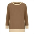 thumbnail image 6 of Sweatshirts for Women Crewneck Long Sleeve Shirts Tunic Tops for Leggings Fall Fashion, 6 of 8