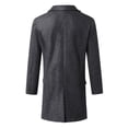 thumbnail image 5 of Sweatshirts for Men Winter Style Fashion Pure Hat And Wool Overcoat Comfortable Warm Coat, 5 of 7