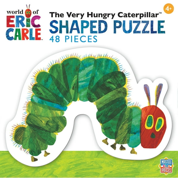 MasterPieces 48 Piece Shaped Puzzle for Kids - The Very Hungry Caterpillar - 19.7"x14.16"
