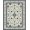 Ivory And Black, Pattern 7, variant on ODIKA 8'x10' Washable Area Rug Non-Slip Chair-Friendly Mat Oushak Medallion With Vintage Floral Scrollwork Ornamental Border for Dining Room, Large Office, Lounge