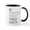 White/Black Inside, variant on CafePress - Coffee Then Math Mugs - 11 oz Ceramic Mug - Novelty Coffee Tea Cup