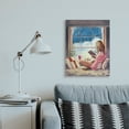 thumbnail image 2 of Stupell Indtries Girl Reading by Snowy Window Winter Holiday Canvas Wall Art, 24 x 30, Design by Ziwei Li, 2 of 4