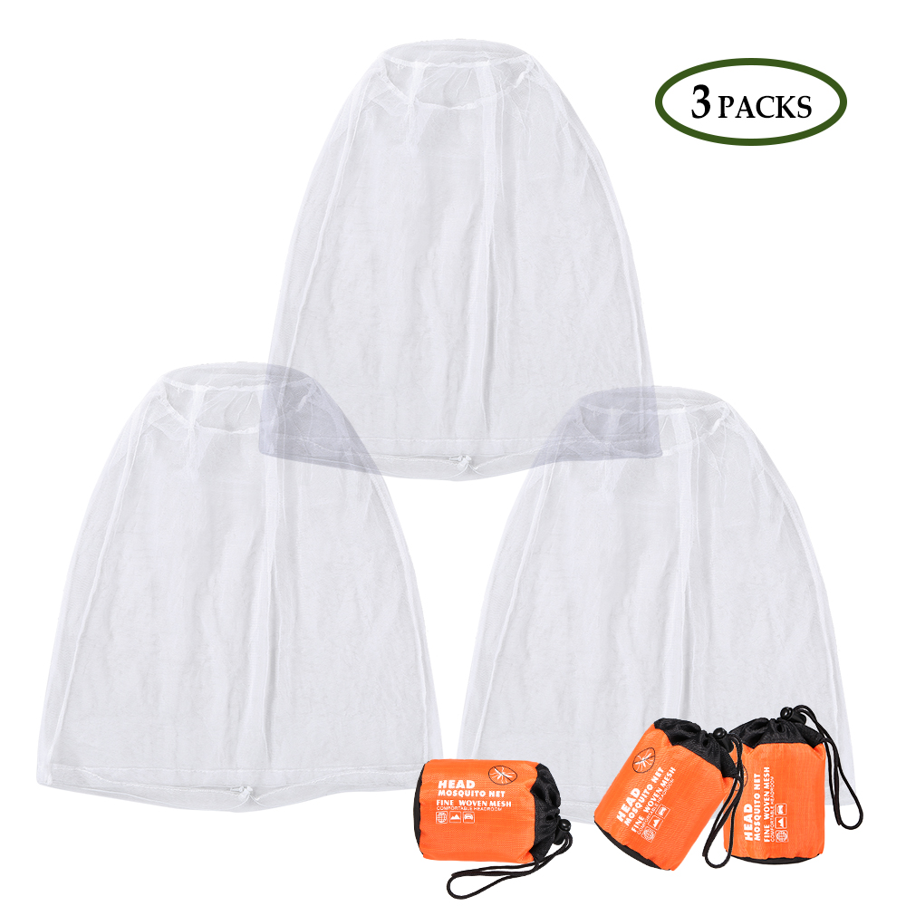 Lixada Mosquito Mesh Net Protective Head Cover Gnat Bee Repellent Netting Outdoor Gardening Bee Keeping Head Screen Walmart Com