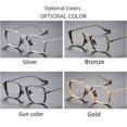 thumbnail image 3 of Gafas anti luz azul para hombre, gafas de miopía cuadradas retro de cara grande, gafas anti luz azul para presbicia, 3 of 6