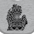 thumbnail image 4 of Inktastic Michigan Silhouette Mandala Boys or Girls Baby Bib, 4 of 4