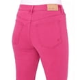 thumbnail image 2 of Seven Ladies Vintage-Inspired Flattering High Rise Slim Straight Jean (Pink, 4), 2 of 2