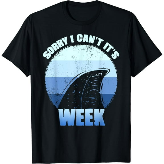 Sorry i can't it's Week Funny Shark Gifts Summer Vintage T-shirt
