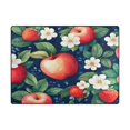 thumbnail image 5 of Yayeee Area Rugs for Living Room 5.2'x4' Non Slip Washable Bedroom Floor Carpet, Blue Apple Pattern, 5 of 5