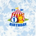 thumbnail image 4 of Inktastic Its My Birthday Circus Tent with Lion 1 Year Old Boys or Girls Baby Bodysuit, 4 of 5