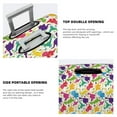 thumbnail image 3 of Yiaed Colorful Dinosaurs Print Travel Luggage Cover Suitcase Protector Fits 18-32 Inch Luggage Wheel Covers Patterned Elastic Luggage Anti-scratch（No luggage）-Large, 3 of 5