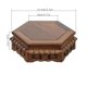 thumbnail image 2 of Bases de madera en miniatura for macetas, pedestales, jarrones, bonsáis, decoración del hogar, 2 of 7