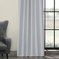thumbnail image 4 of Half Price Drapes Arctic Grey Room Darkening Curtains for Bedroom (1 Panel), 50W X 120L, 4 of 6