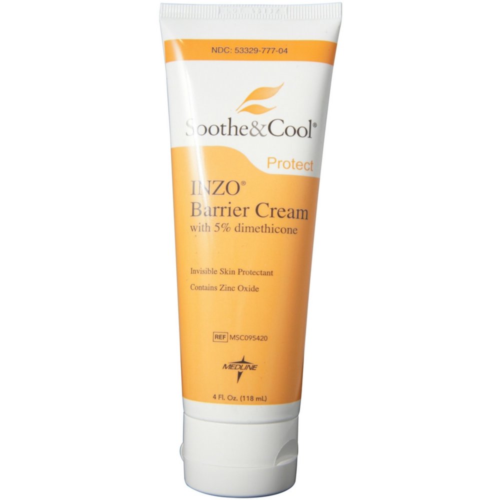 Medline Soothe & Cool INZO Barrier Cream 4 oz