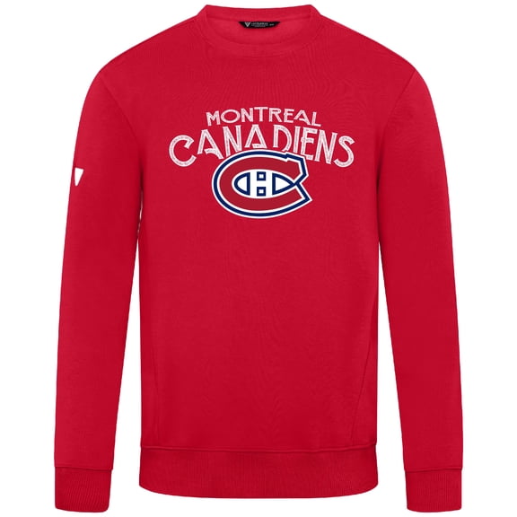 Men's Levelwear Red Montreal Canadiens Zane Mission Sweatshirt