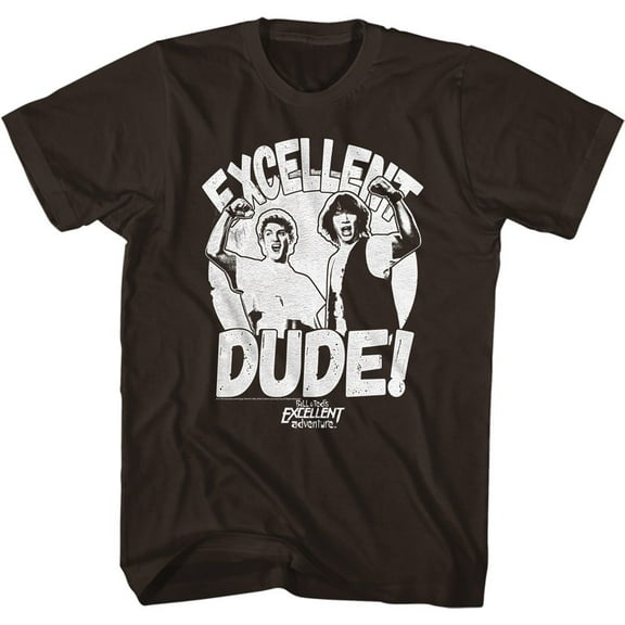 Bill And Ted White Dudes Dark Chocolate Adult T-Shirt
