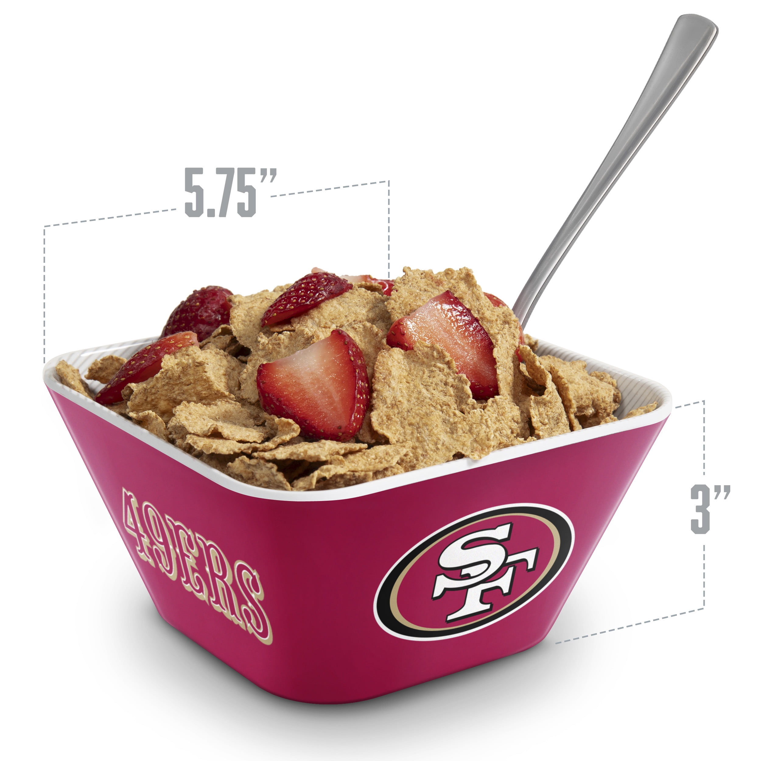 YouTheFan NFL San Francisco 49ers Small Snack Bowl