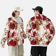 thumbnail image 6 of Fotbe Lilies Flowers Men's Women's UPF 50+ Sun Protection Jacket Hooded Cooling Shirt with Pockets Hiking Outdoor Performance-Small, 6 of 9