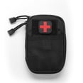 thumbnail image 4 of EeaseCA Tactical Medical Portable Accessory Bag Emergency Patch First-aid Packet Mobile Phone Storage Pouch Without Cross Sticker (Black), 4 of 7