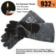 thumbnail image 5 of Guantes para chimenea RAPICCA resistentes al calor, color gris oscuro, XL, 5 of 9