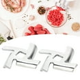 thumbnail image 4 of Meat Grinder Blade Meat Grinder Plate Grinder Plate Disc Meat Grinder Parts 2Pcs Meat Grinder Blade 304 Stainless Steel Grinding Plate Disc Accessory For 5#/B Type Grinder8MM, 4 of 8