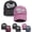 Black and Pink, variant on 2PCS Mom and Dad Hat,3D Embroidered Adjustable Cotton Baseball Caps Gift for Couples Parents