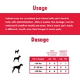 thumbnail image 6 of Derm Tabs Extra Strength for Dogs - Natural Oil, Vitamins, Minerals, and Antioxidants - Support Healthy Skin and Reduce Shedding -60 Chewable Tablets, 6 of 10