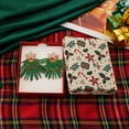 thumbnail image 2 of MYCUTEY Christmas Tree Earrings For Women Green Tubes Tassel Tree Dangle Earrings CZ Star Studs, 2 of 7