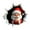 B, variant on 3D Christmas Wall Stickers, Snowman Penguin Santa Breaking Through Wall Design, Removable Peel and Stick Window Clings, Winter Holiday Party Decor -1Pcs