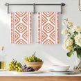 thumbnail image 3 of Orange Boho Kitchen Towels Set of 1, Vintage Southwestern Geometric Stripes Absorbent Dish Towels for Kitchen, Microfiber Hand Towel, Quick Drying Tea Towel for Cleaning Decorative Dishcloths, 3 of 7