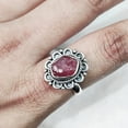 thumbnail image 4 of AAA Natural Ruby Ring, Rough Ruby Gemstone Ring, July Birthstone, Bohemian Ring, 925 Sterling Silver, Womens Ring, Christmas, Thanksgiving, Handmade, Statement Jewelry, Raw Gemstone Jewelry, 4 of 5