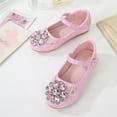 thumbnail image 6 of Dreamtale New Jelly Mary Jane Shoes Cosplay Frozen Elsa Anna Cinderella Princess Shoes for Kid(Snowflake Shiny Pink,13.5 M US Little Kid), 6 of 7
