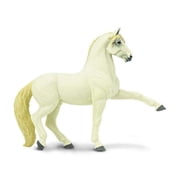 Safari Ltd. Andalusian Stallion Figurine - Realistic 4.5 Horse Figure - Educational Toy for Boys, Girls, Kids Ages 3+