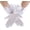 White, variant on Women Lace Gloves Tea Party Bow Gloves Short Mitten for Bridal Evening Costume Accessories