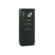 Sauder Meretto Audio Pier, Ebony Ash