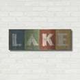 thumbnail image 3 of Luxe Metal Art 'Lake Lodge V' by Sue Schlabach, Metal Wall Art, 36"x12", 3 of 9