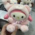 thumbnail image 1 of Fitspi Kt-Llavero con colgante de muñeco de peluche de gato Sanrioed, bolso escolar de peluche suave de dibujos animados de Anime, colgante, adorno de peluche, regalos, 1 of 4
