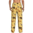 thumbnail image 3 of Xecao Cute Animals Men's Straight Lounge Pajama Pants: The Ultimate in Comfortable Sleepwear, 3 of 9